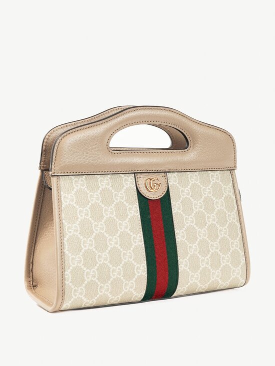 Gucci Small Ophidia Neutrals GG Supreme Canvas Tote Bag - Picture 2 of 15